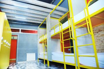 Фото номера Кровать в общем 6-местном номере Хостелы City Hostel Shymkent г. Шымкент 3