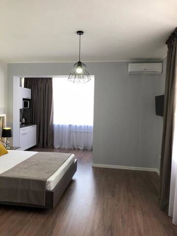 Фото номера Апартаменты с 1 спальней Апарт-отели Loft Apartments Shymkent г. Шымкент 2