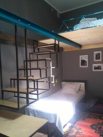 Фото номера Двухместный номер с 1 кроватью Хостелы Hostel Sweet home г. Шымкент 17